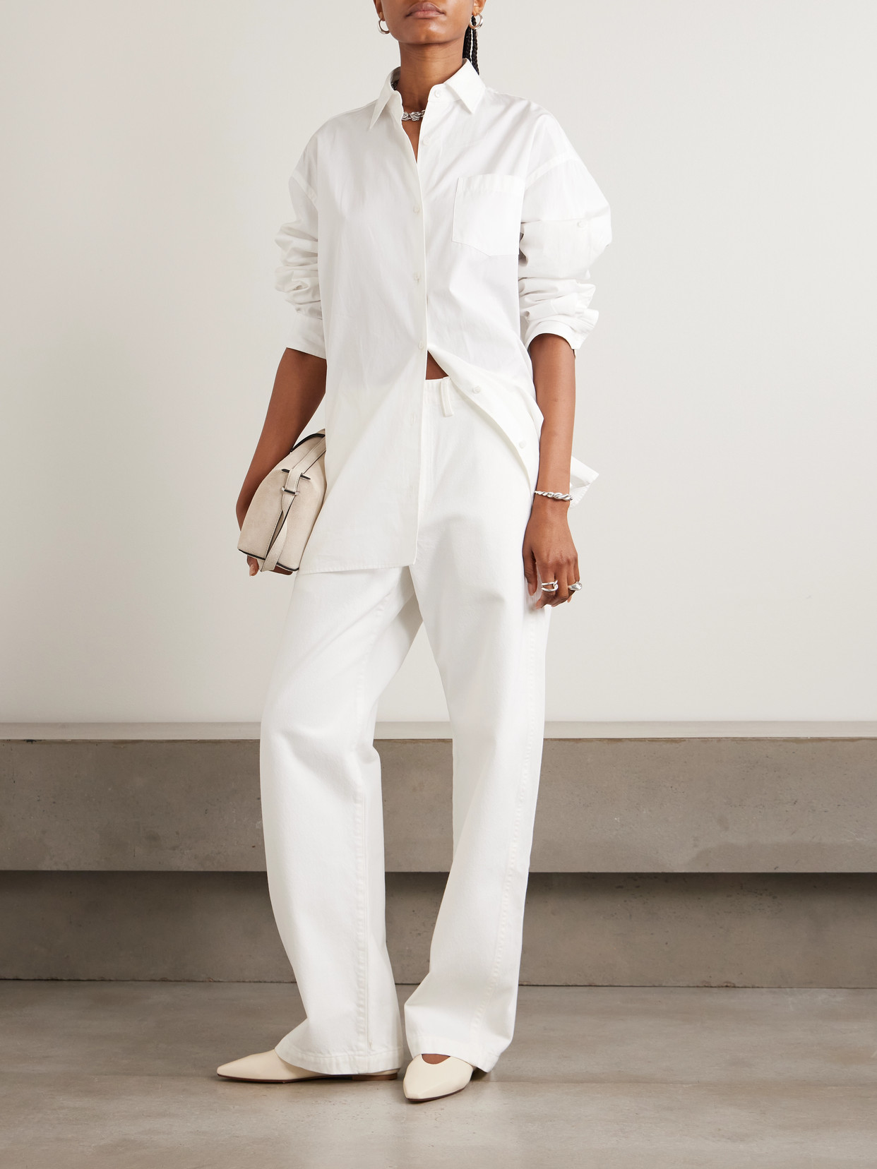 + Maria Mcmanus Mid-Rise Wide- Leg