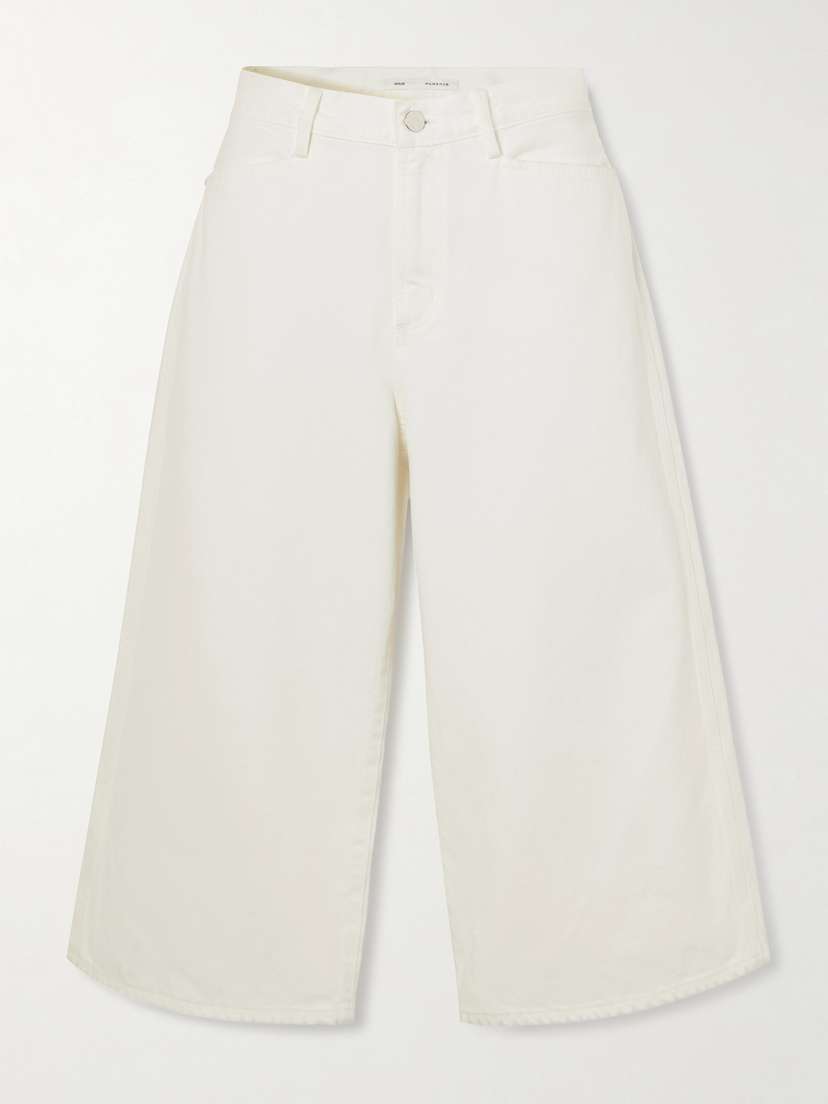 AGOLDE + Maria Mcmanus Skater Wide-leg Denim Shorts