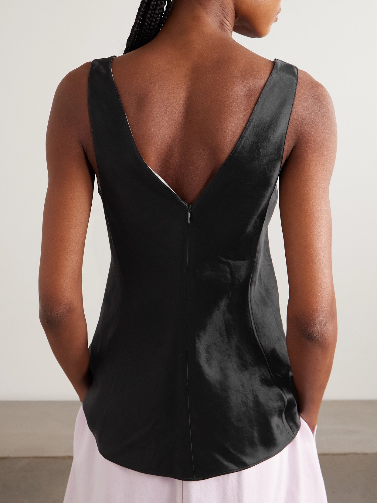 + Maria Mcmanus Paneled Organic Cotton Camisole