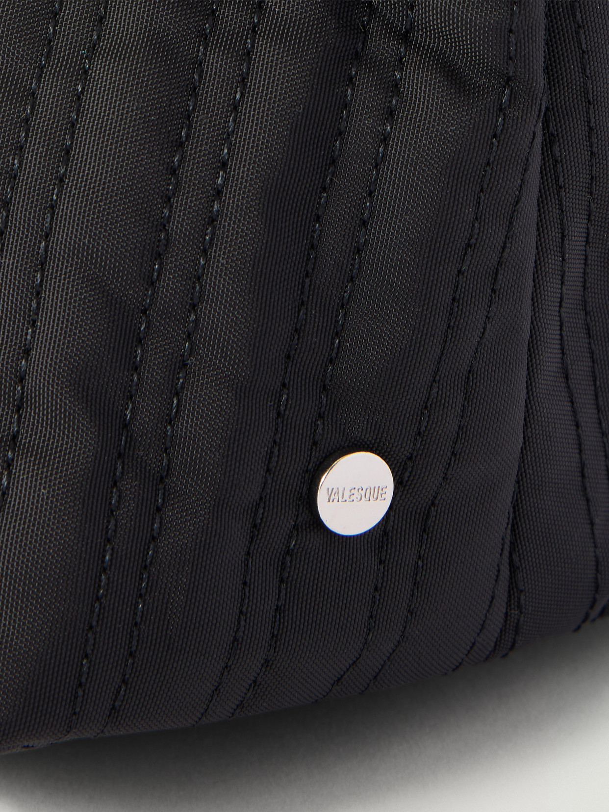 Corset Leather-Trimmed Quilted Satin-Shell Shoulder Bag