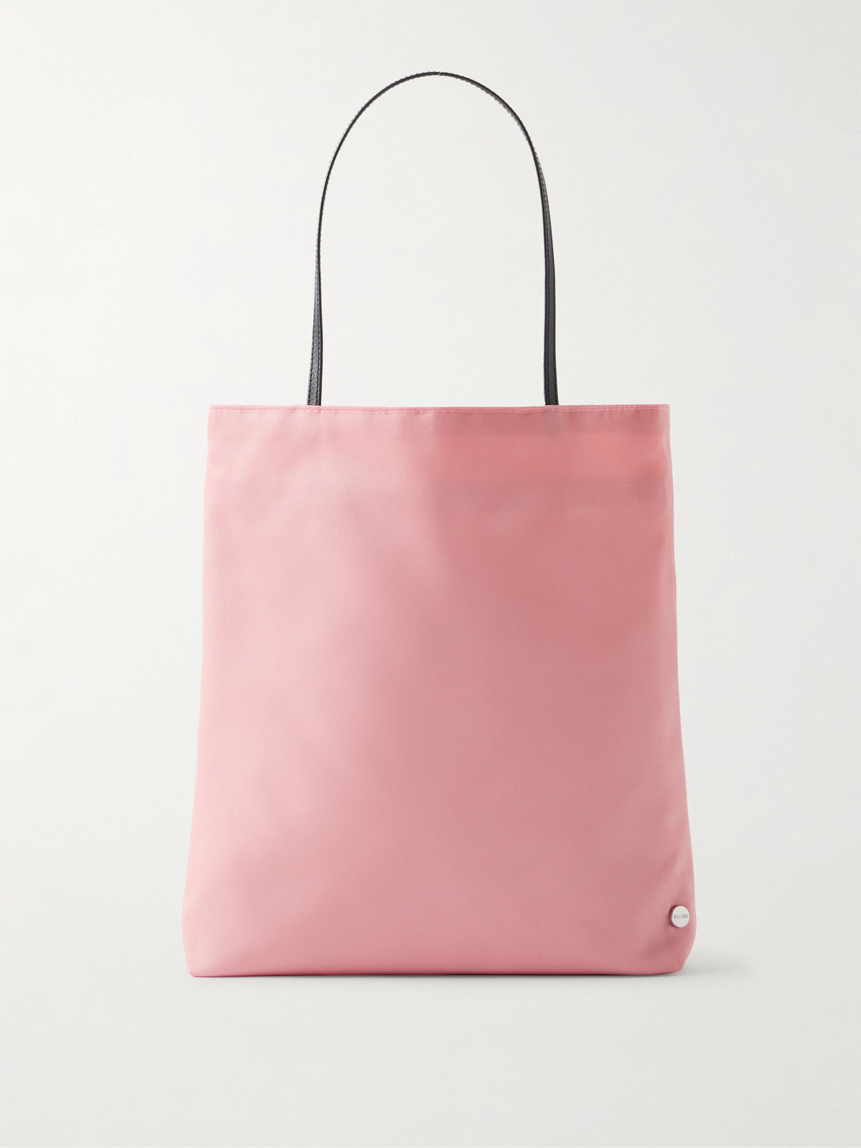 Valesque Thea Leather-trimmed Satin-shell Tote Bag In Pink