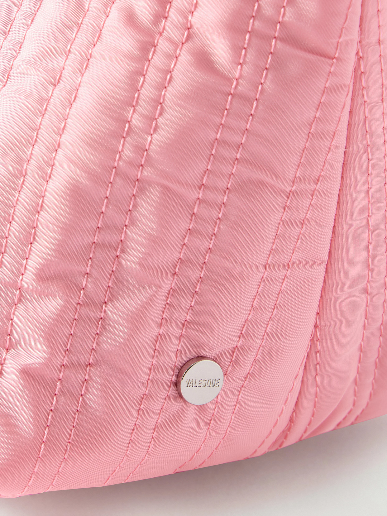Corset Leather-Trimmed Quilted Shoulder Bag
