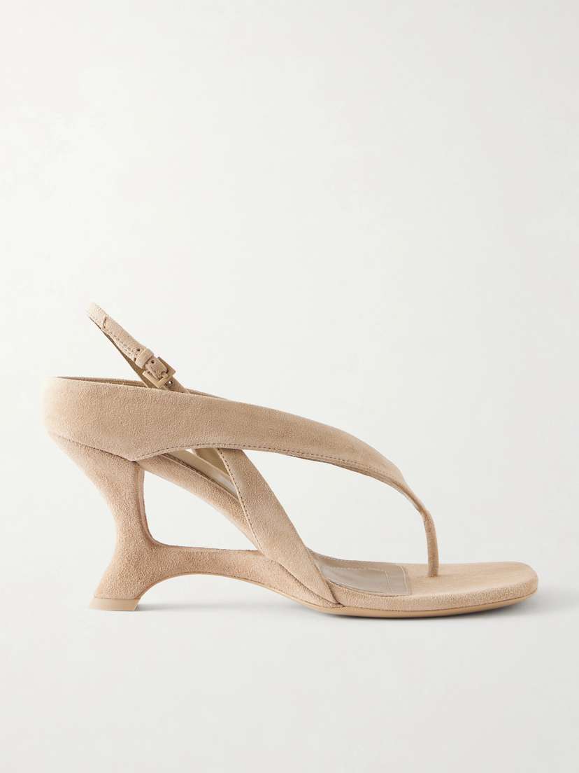 Simkhai Darya Suede Wedge Sandals