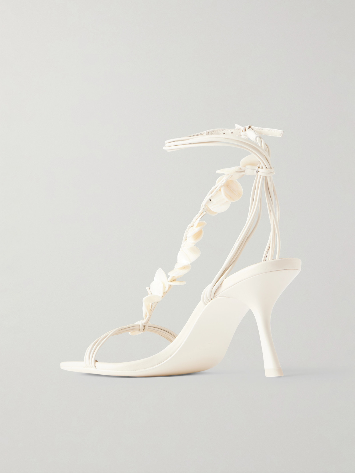 Elin Shell-Embellished Sandals