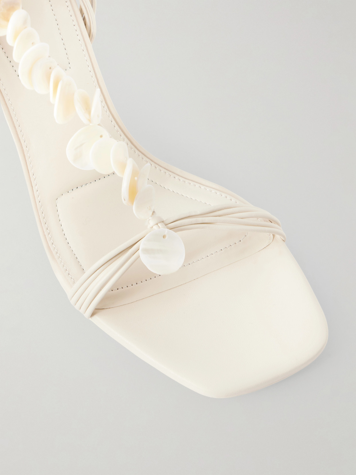 Elin Shell-Embellished Sandals