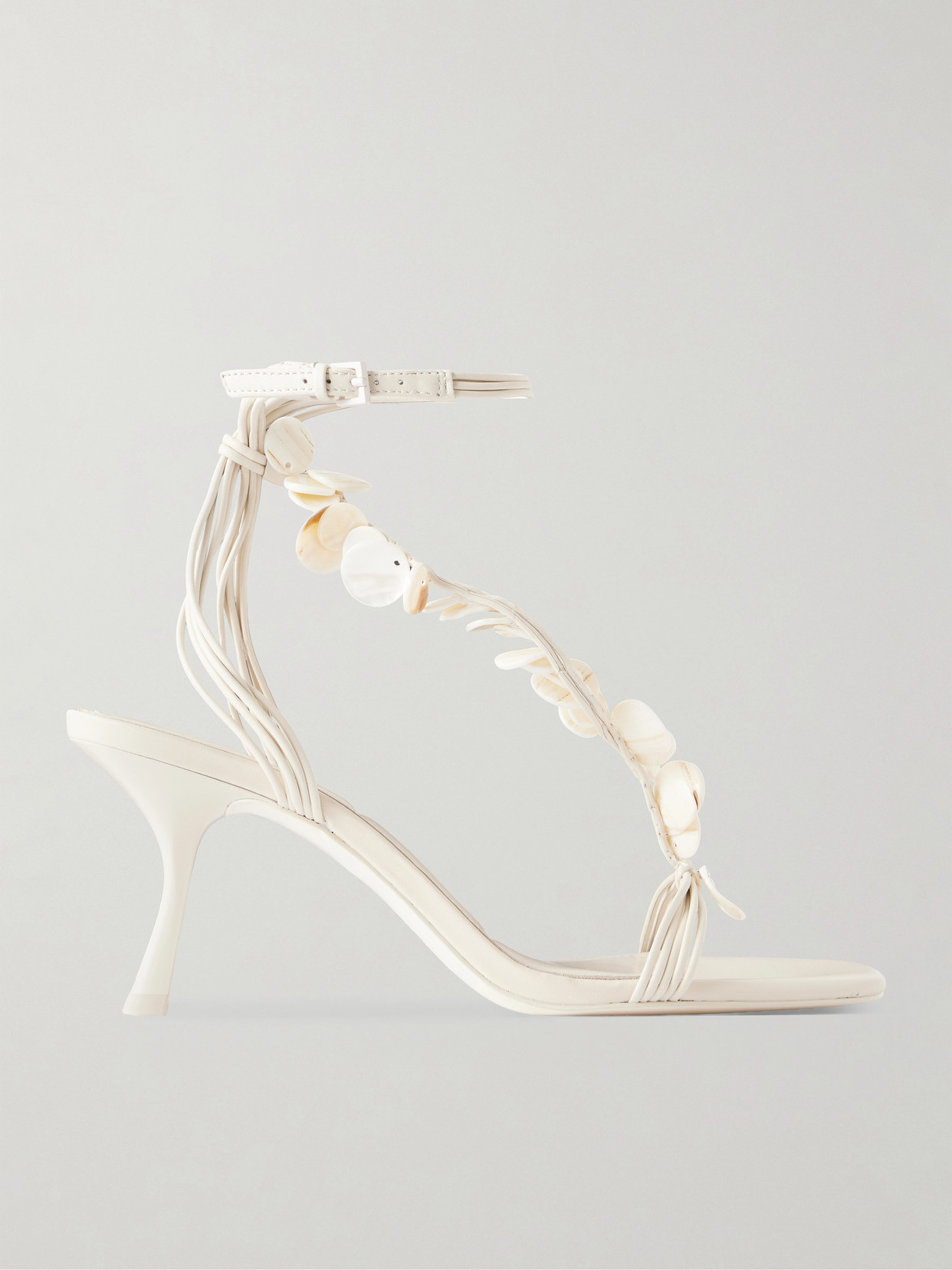 Elin Shell-Embellished Sandals