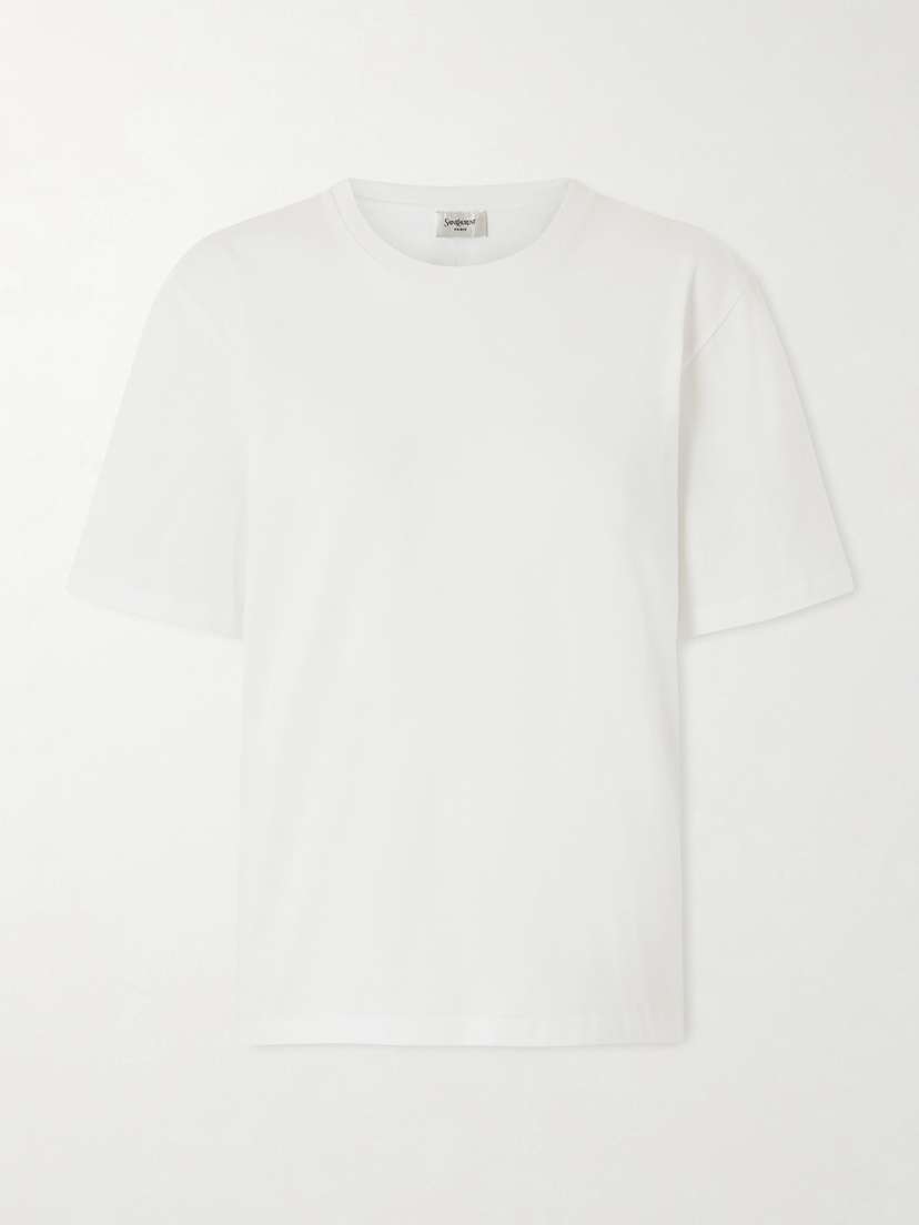 Saint Laurent Cotton-jersey T-shirt