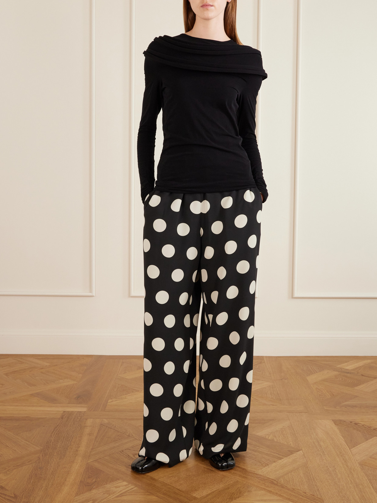 Stretch-Jersey Blouse