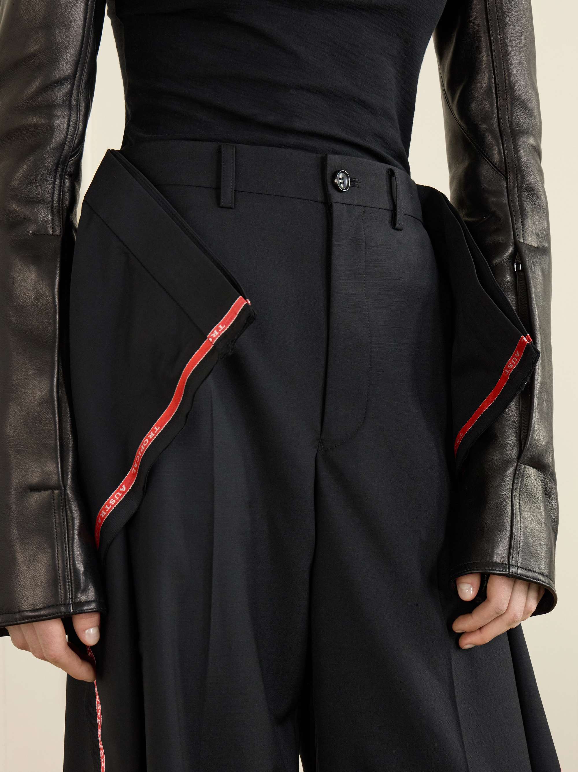 JUNYA WATANABE Crepe straight-leg pants | NET-A-PORTER