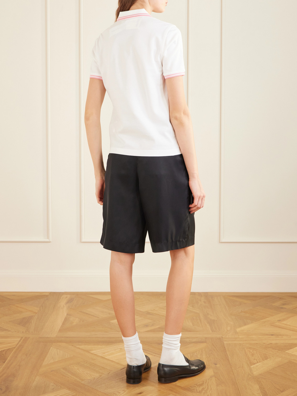 Comme Des Garçons Girl - Logo-Embroidered Cotton Polo