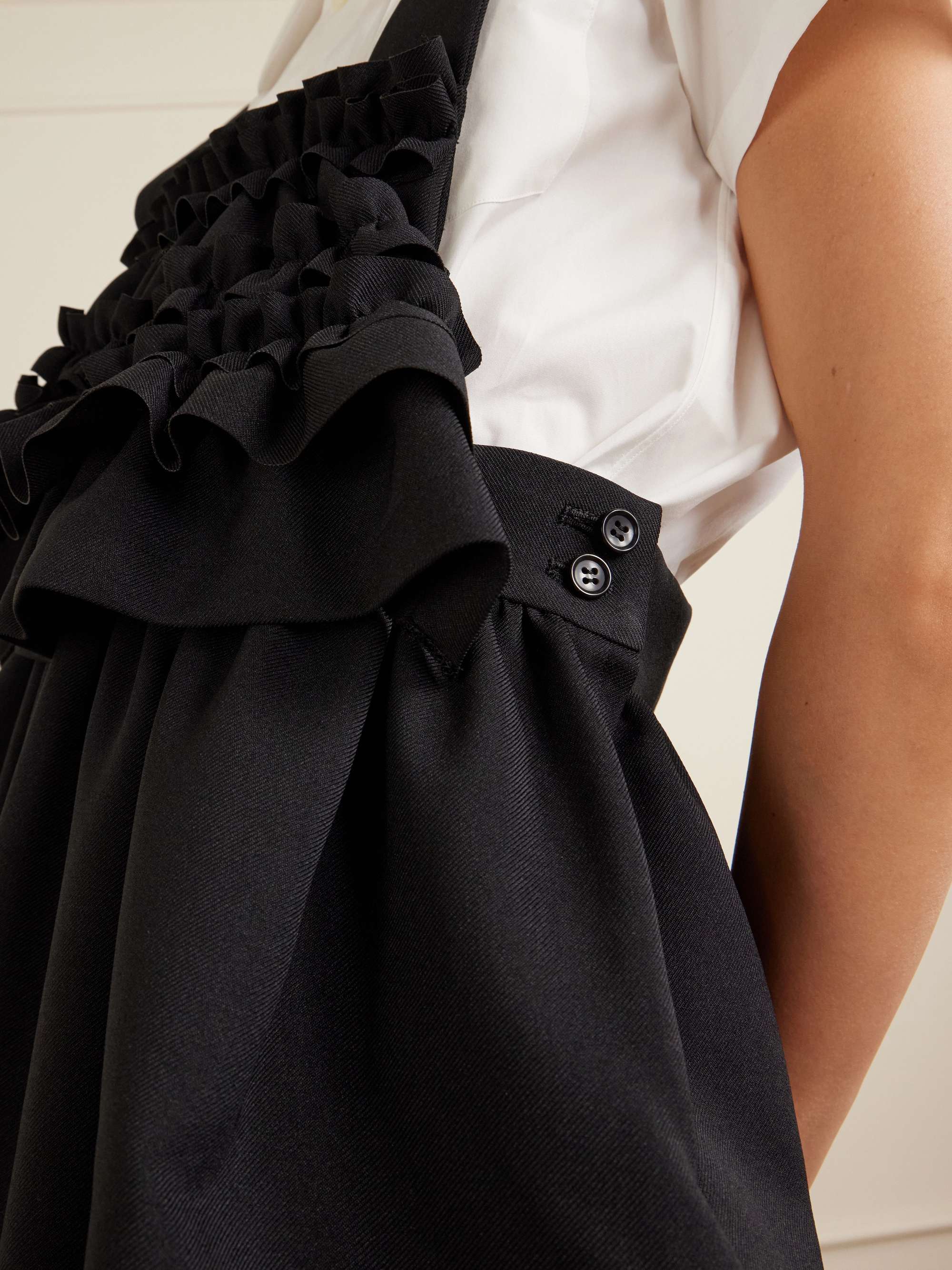 ワンピース COMME des GARCONS GIRL/frill dress COMME DES GARÇONS GIRL Ruffled stretch-georgette dress | NET-A-PORTER