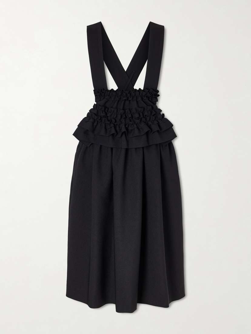 Comme des Garçons GIRL Ruffled Stretch-georgette Dress