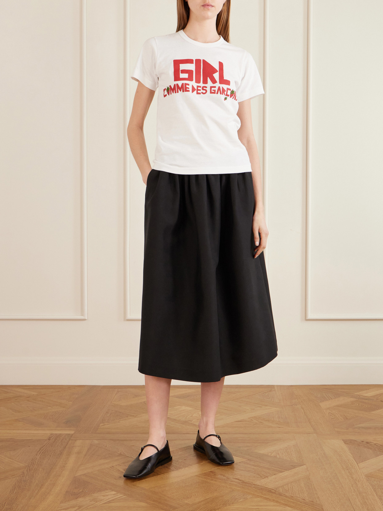 Comme Des Garçons Girl - + Brett Westfall Printed Cotton-Jersey T-Shirt