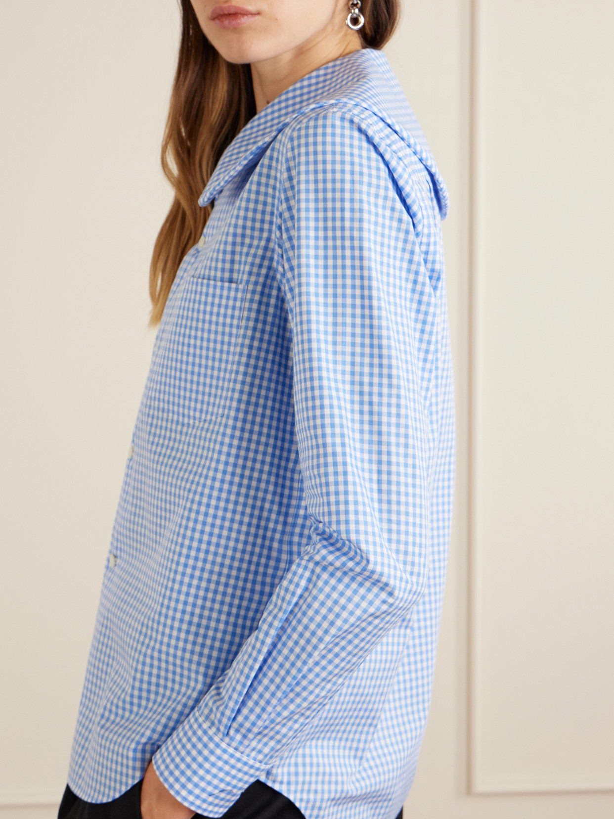 Comme Des Garçons Girl - Gingham Cotton-Poplin Shirt