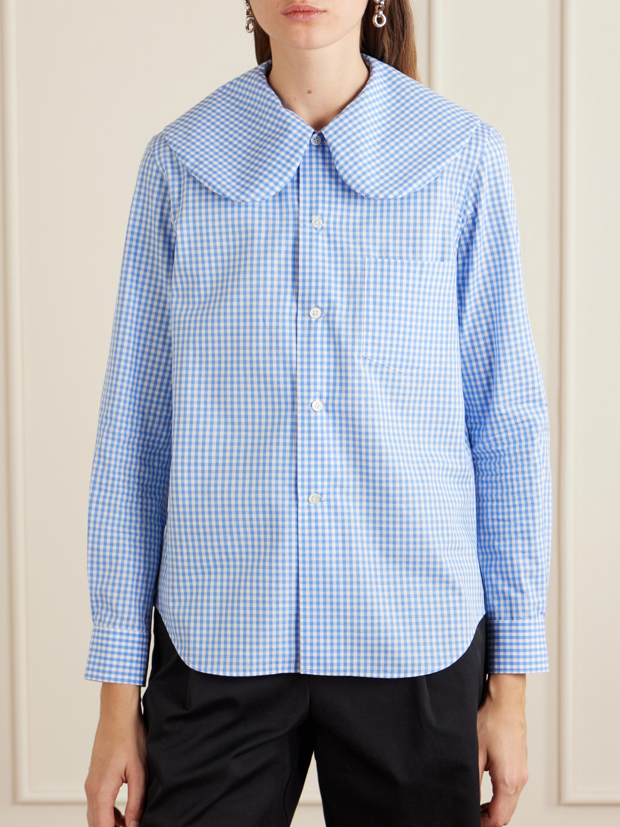 Comme Des Garçons Girl - Gingham Cotton-Poplin Shirt