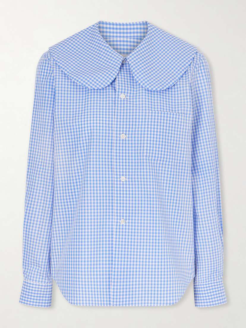 Comme des Garçons GIRL Gingham Cotton-poplin Shirt