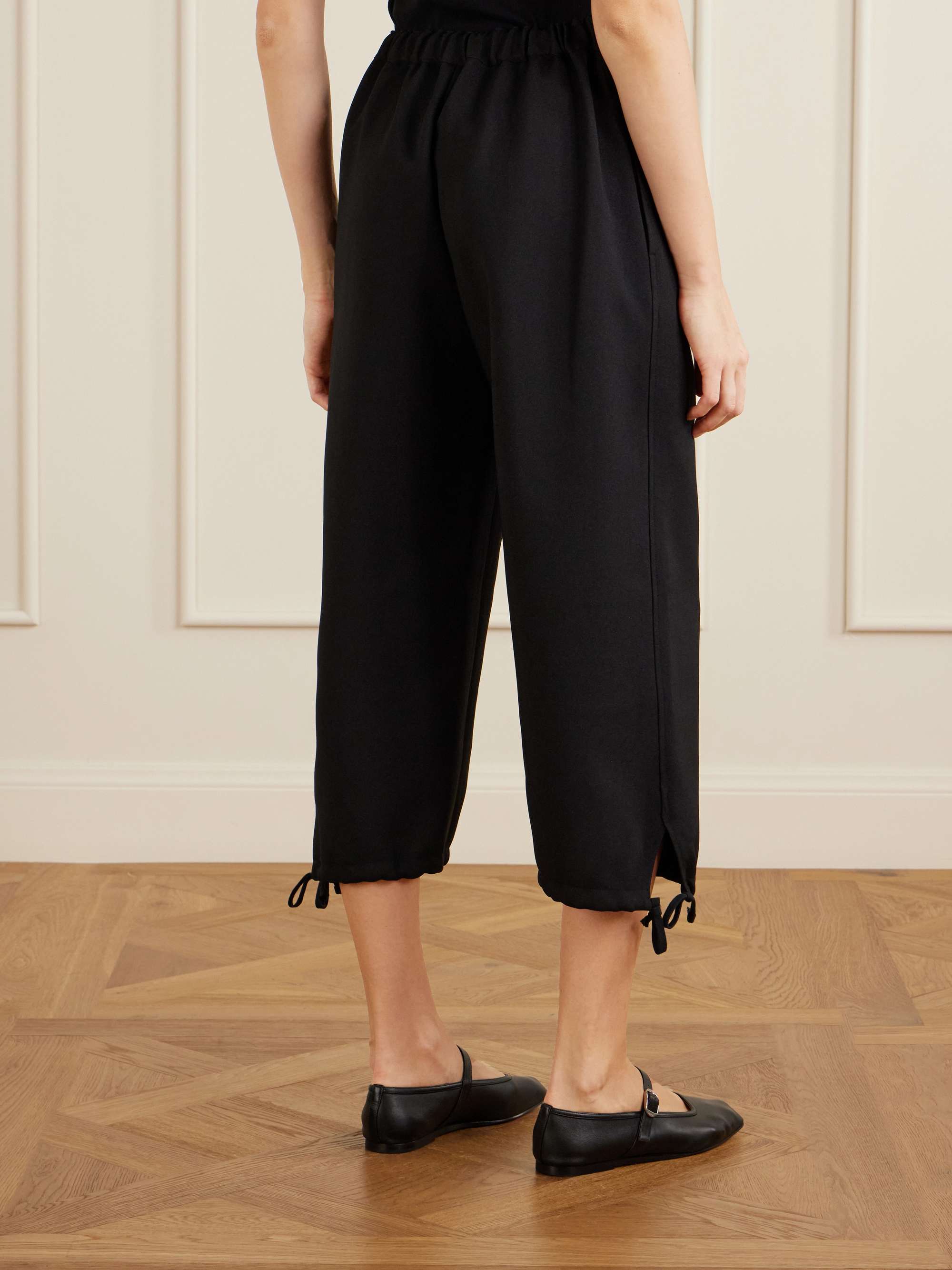COMME DES GARÇONS GIRL Gabardine wide-leg pants | NET-A-PORTER