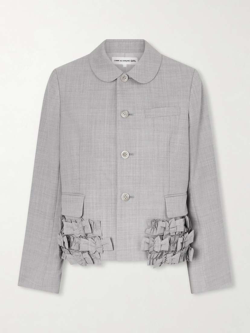 Comme des Garçons GIRL Bow-embellished Wool Jacket