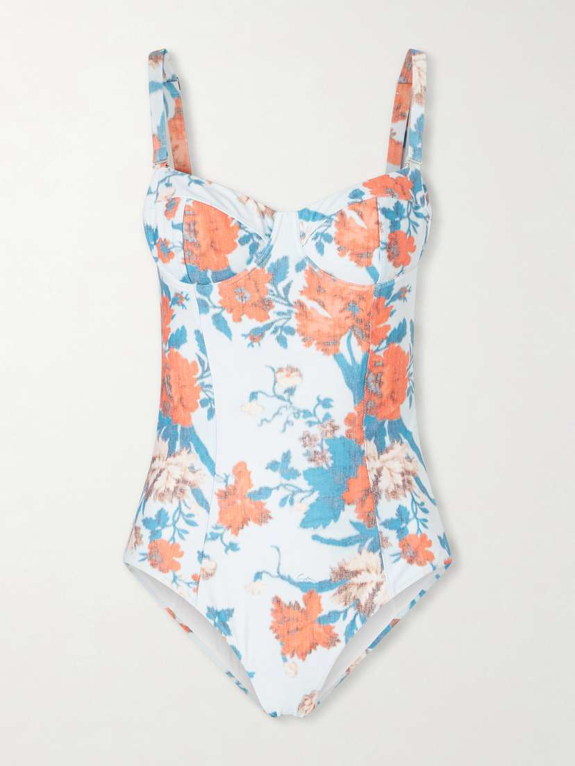 Erdem Floral-print Swimsuit