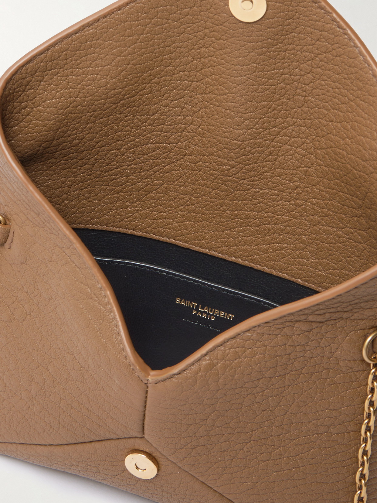 Cassandre Textured-Leather Shoulder Bag