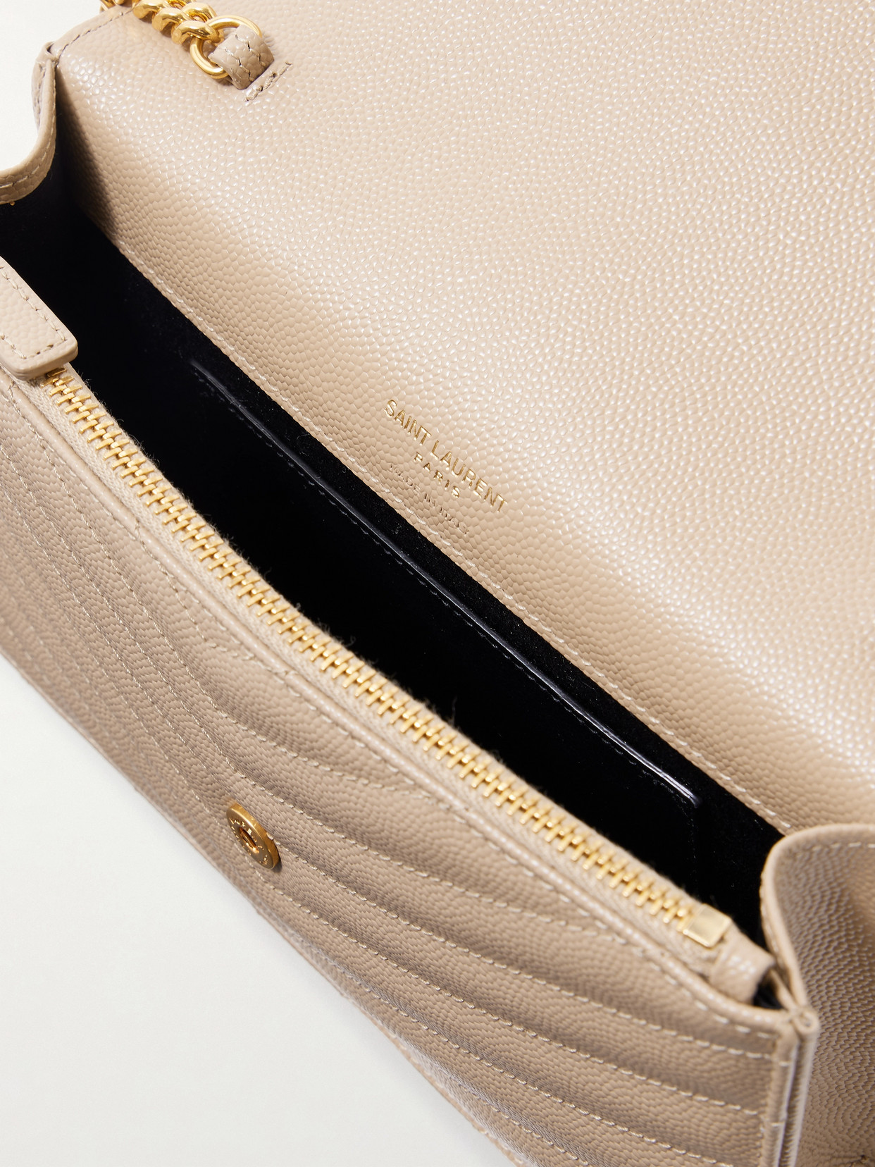 Cassandre Matelassé Textured-Leather Shoulder Bag