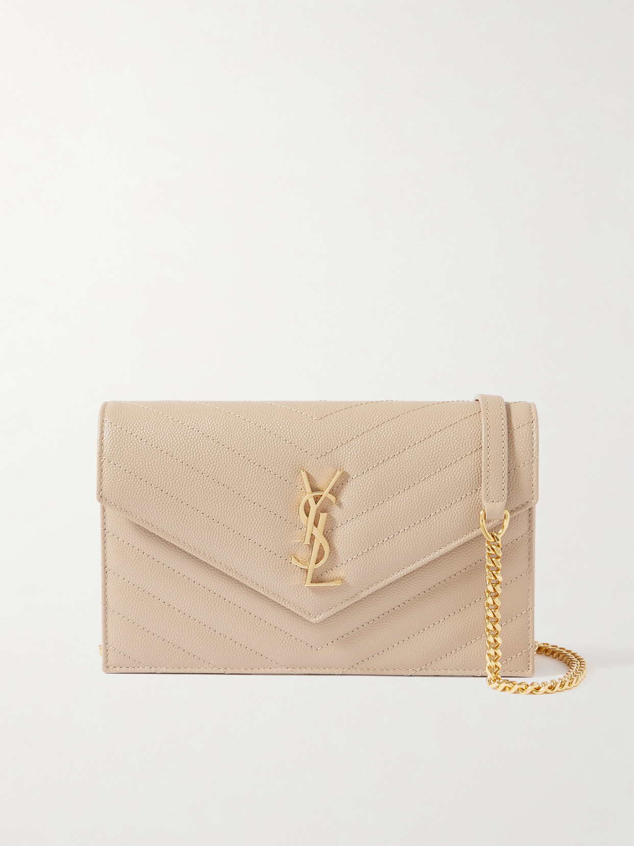 Cassandre Matelassé Textured-Leather Shoulder Bag