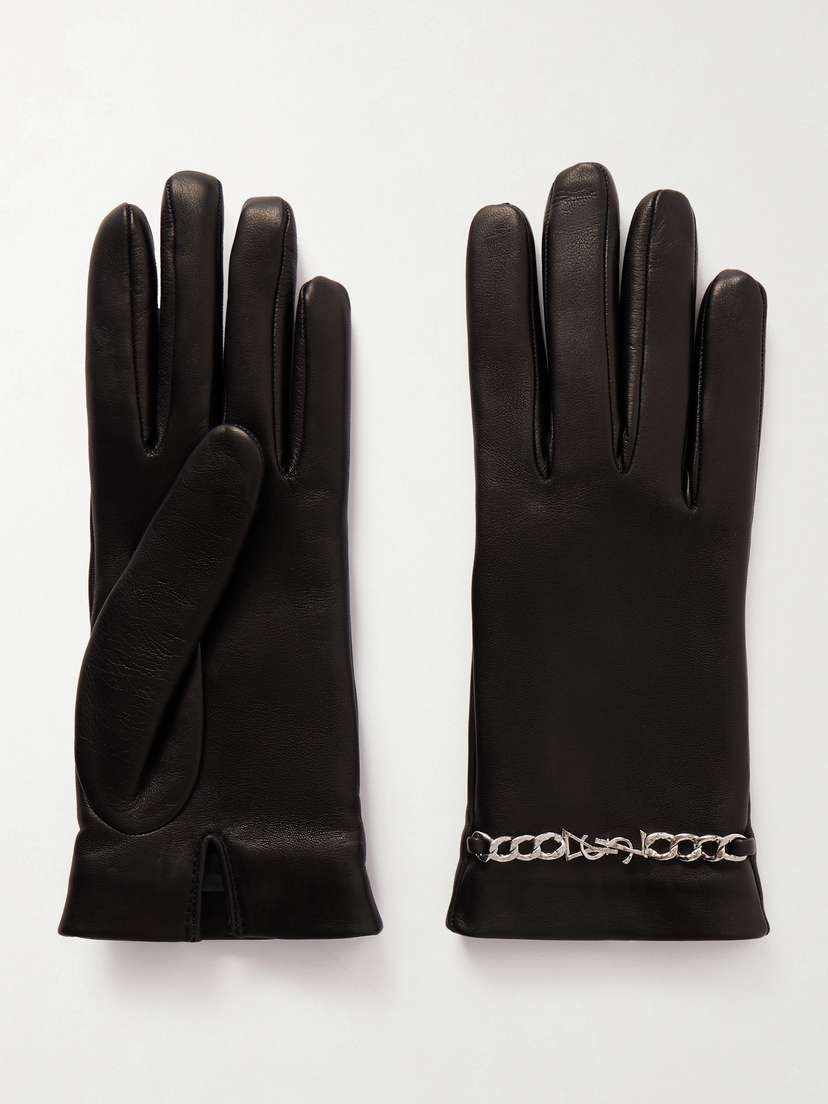 Saint Laurent Leather Gloves