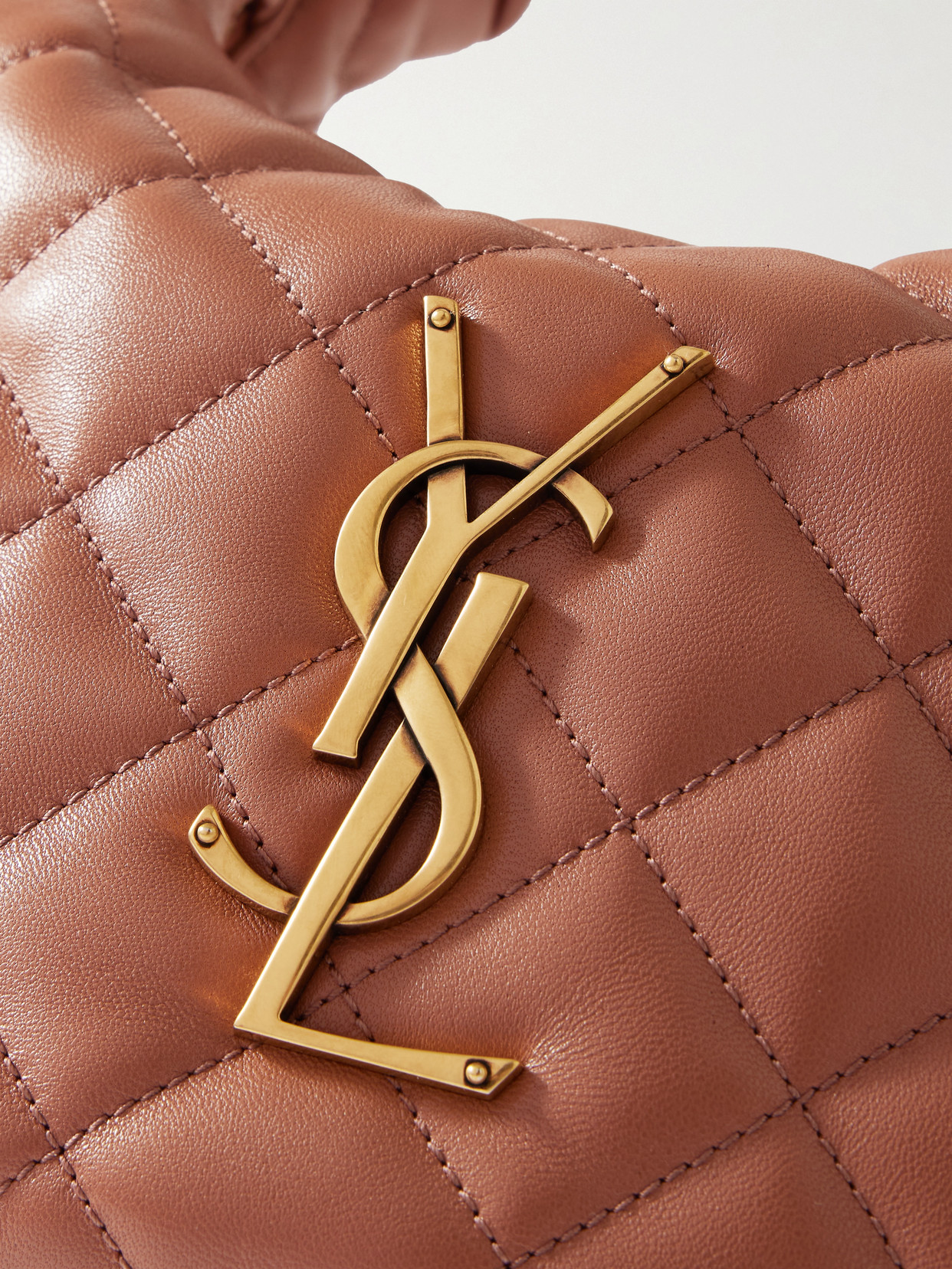 Icarino Matelassé Leather Tote