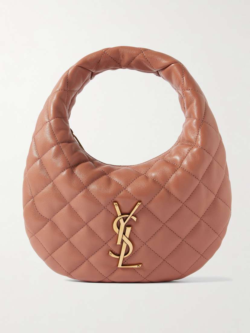 Saint Laurent Icarino Matelassé Leather Tote