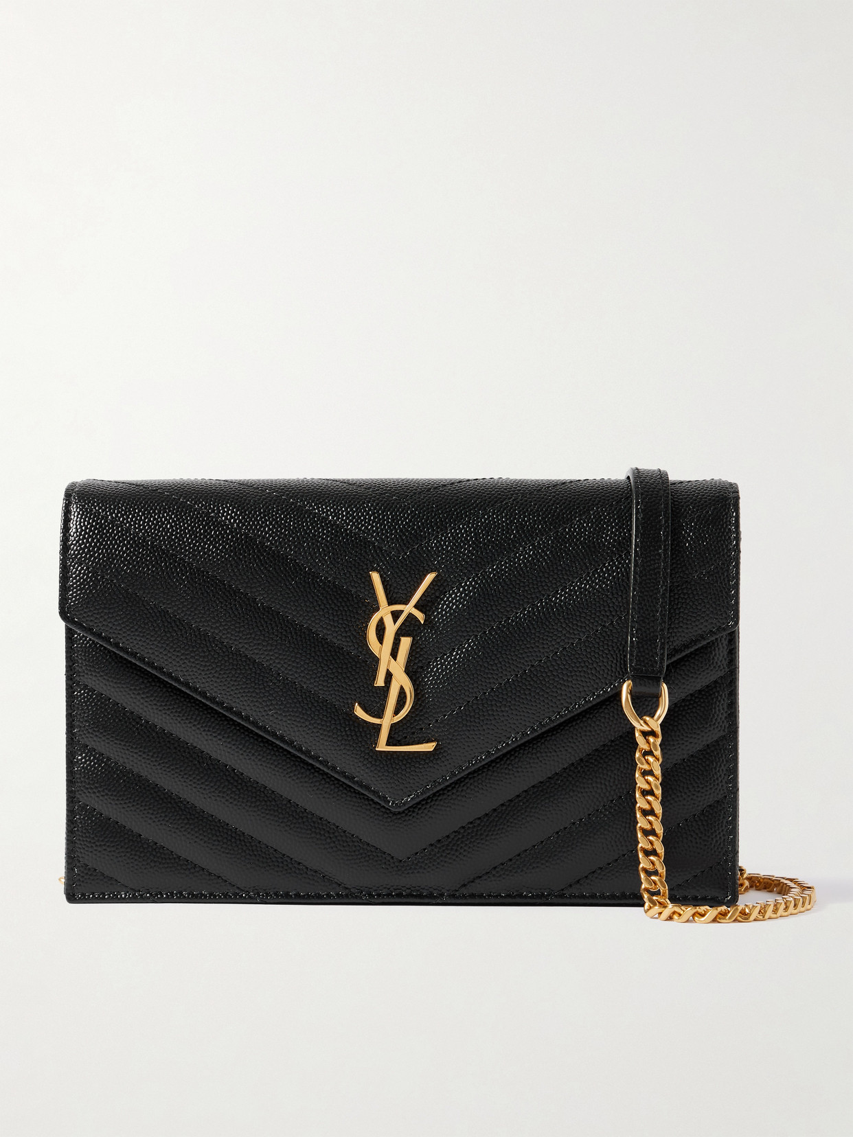 Cassandre Matelassé Textured-Leather Shoulder Bag