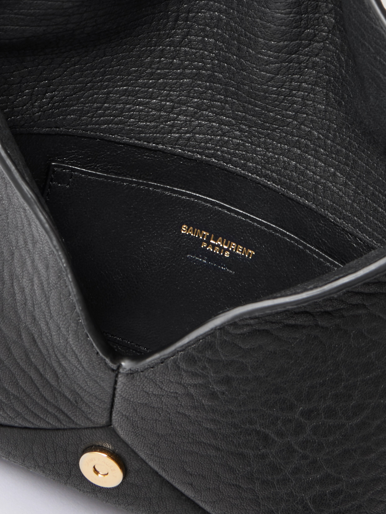 Cassandre Textured-Leather Shoulder Bag