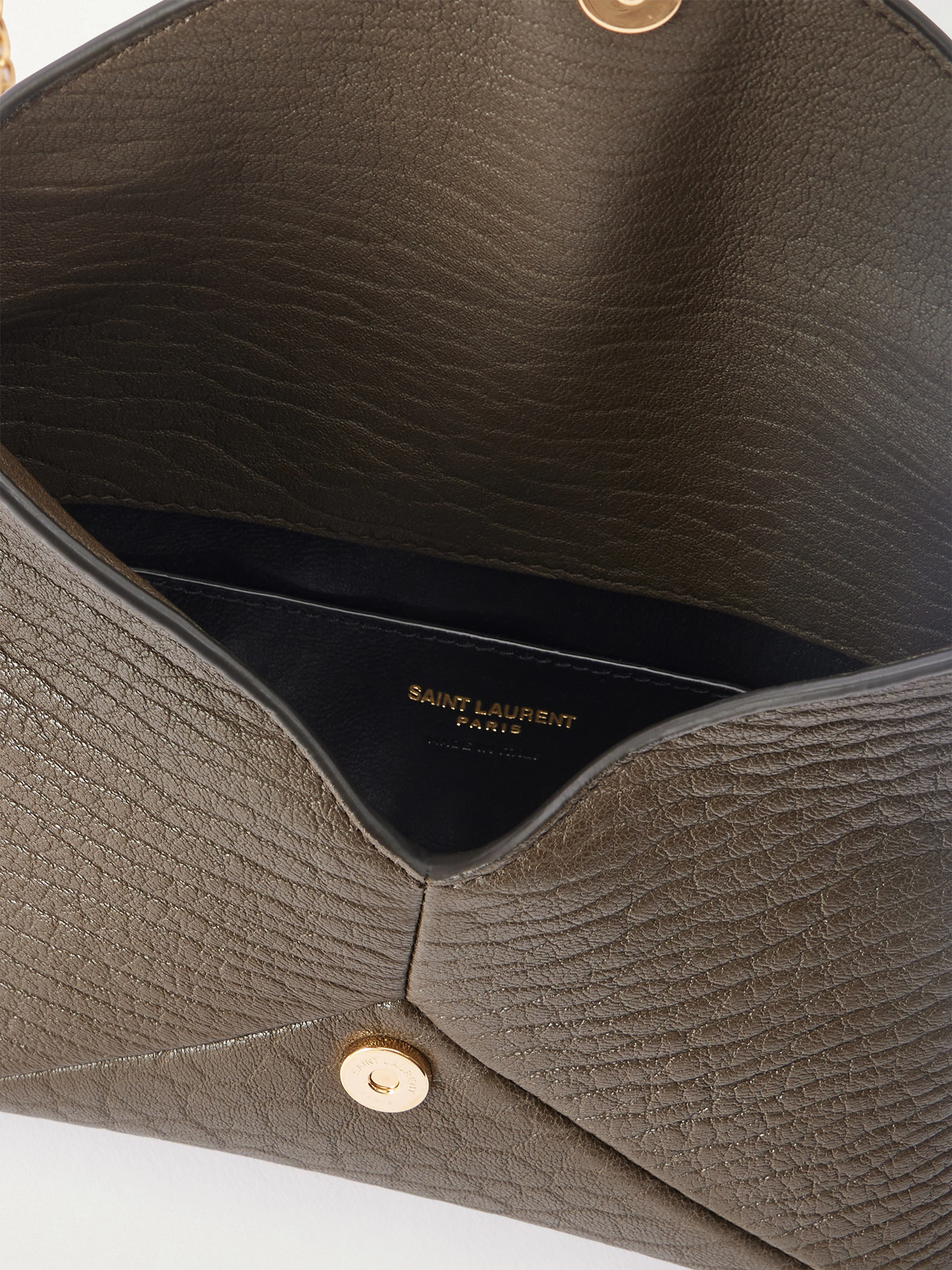 Cassandre Textured-Leather Shoulder Bag