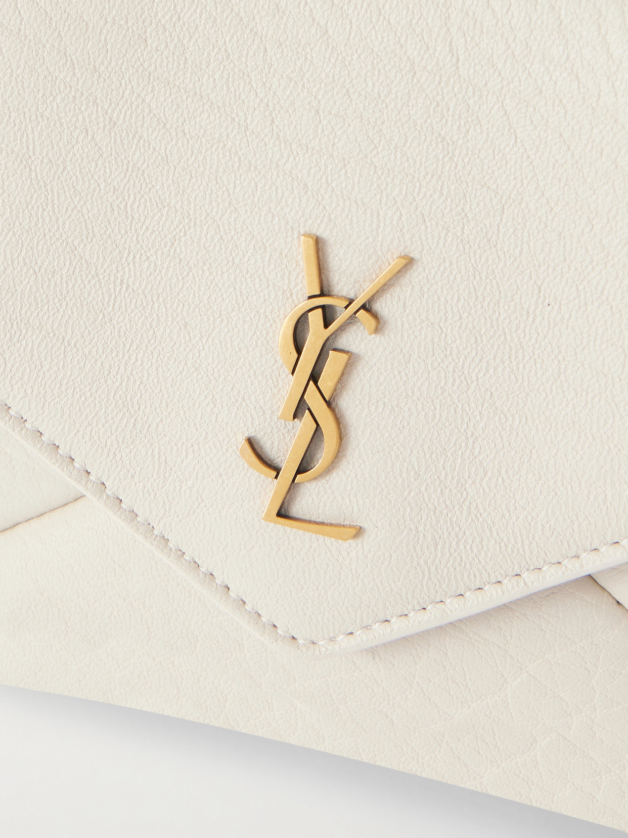 Cassandre Textured-Leather Shoulder Bag
