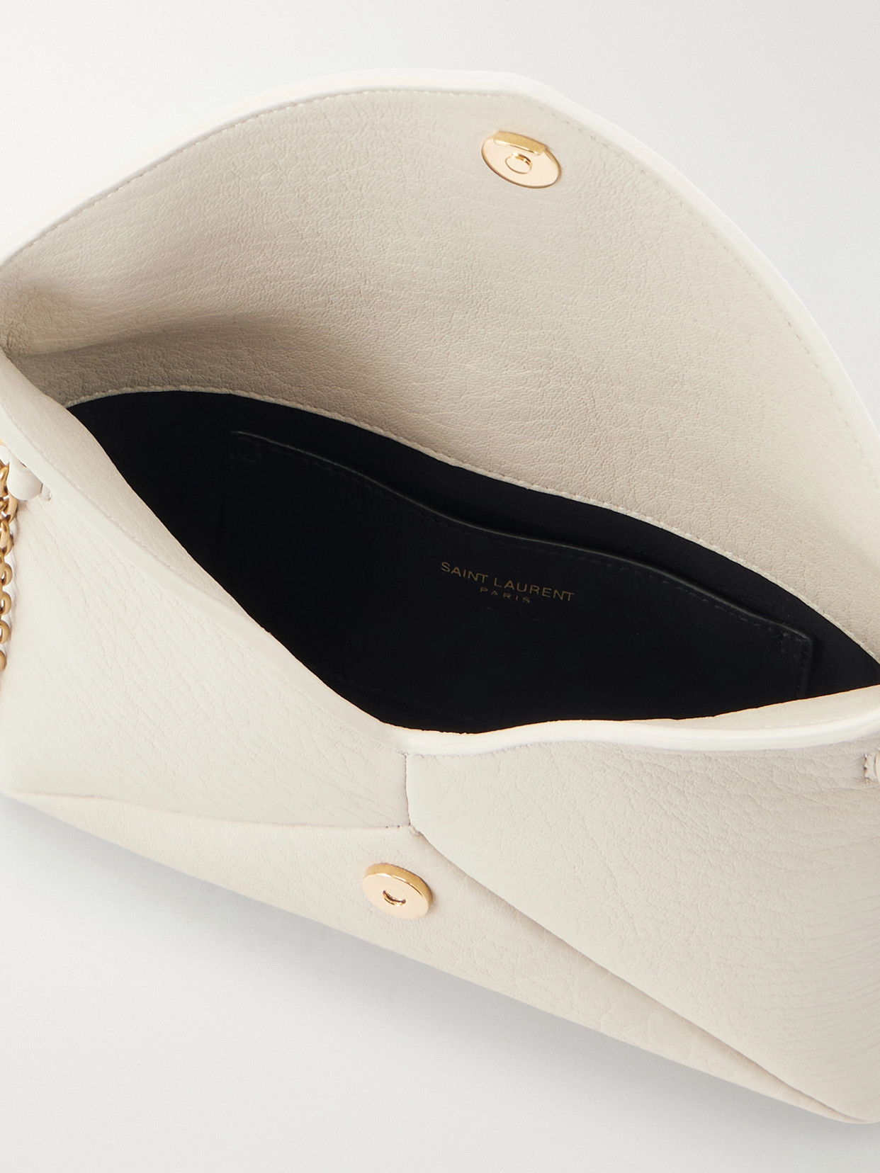 Cassandre Textured-Leather Shoulder Bag