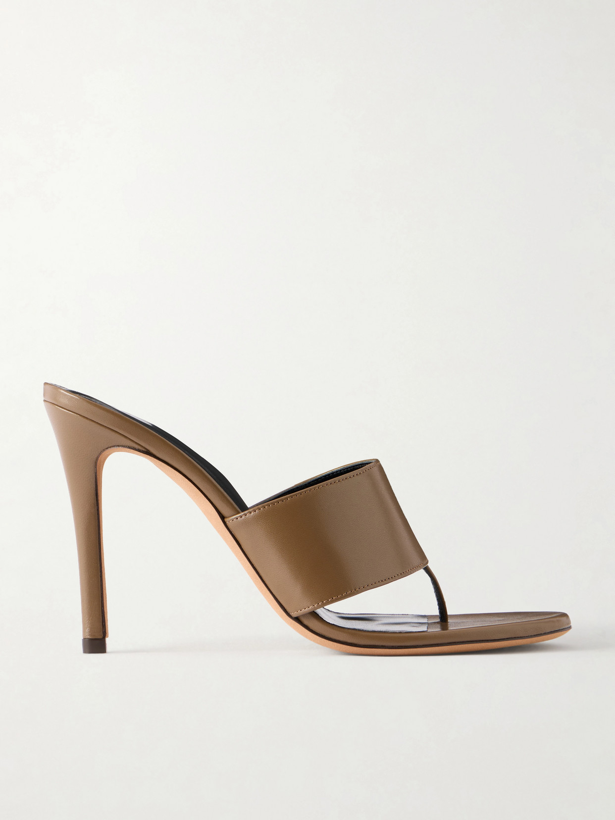 Snug Leather Thong Sandals