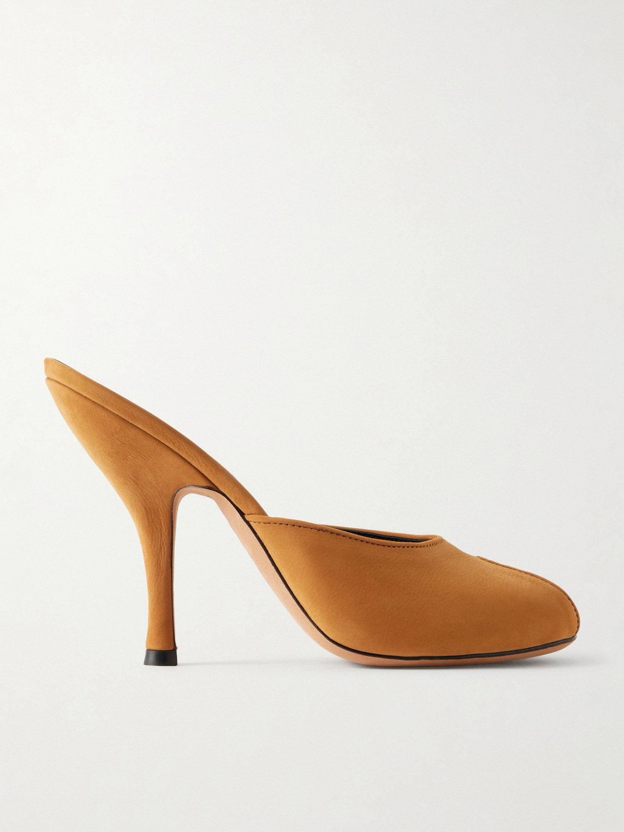 Jude Date Suede Mules In Brown