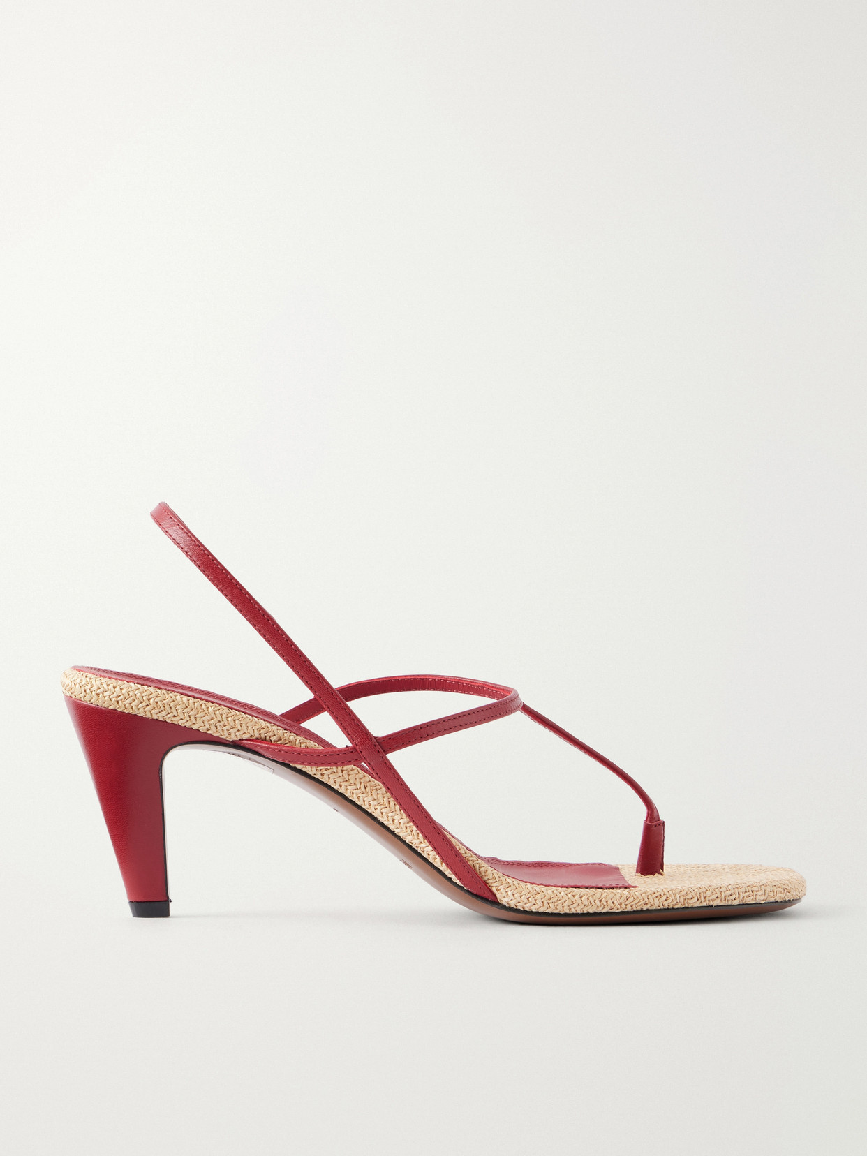 Neous Arneb 65 Leather Sandals In Red