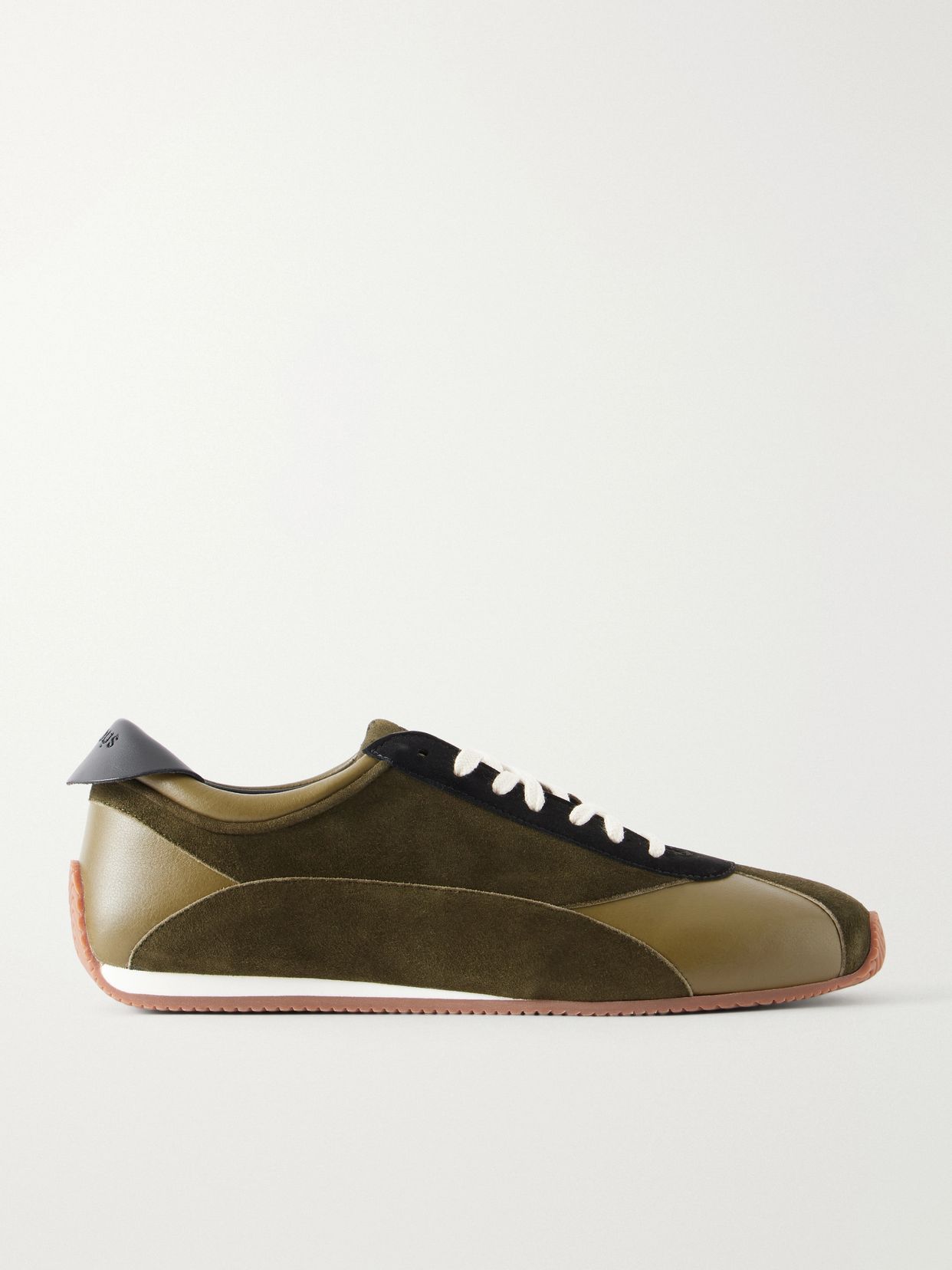 Berenices suede and leather sneakers