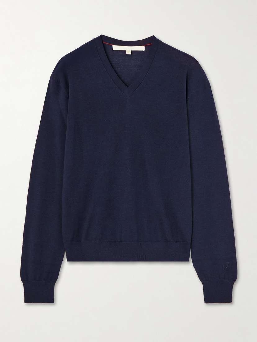 RÙADH Oscar Embroidered Merino Wool Sweater