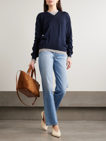 RÙADH Oscar embroidered merino wool sweater