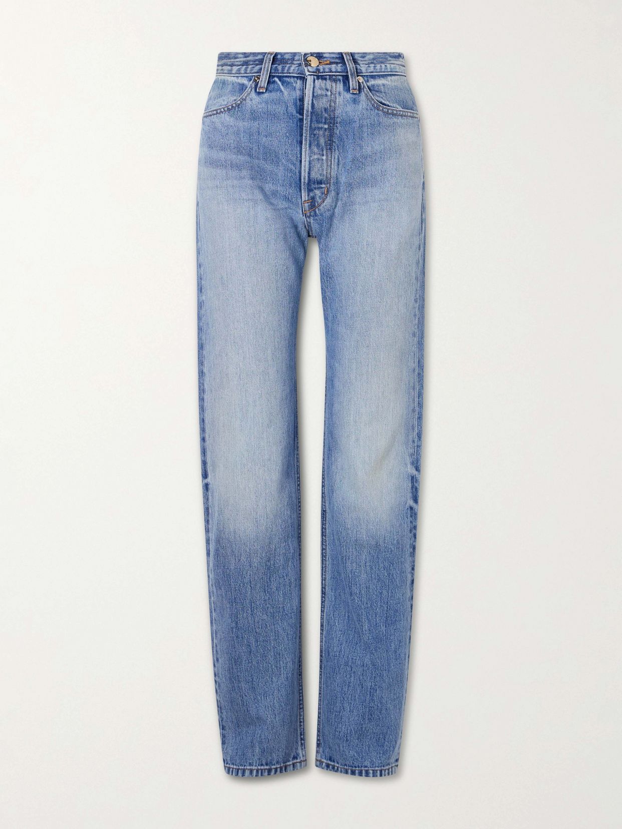 Agnes recycled straight-leg jeans