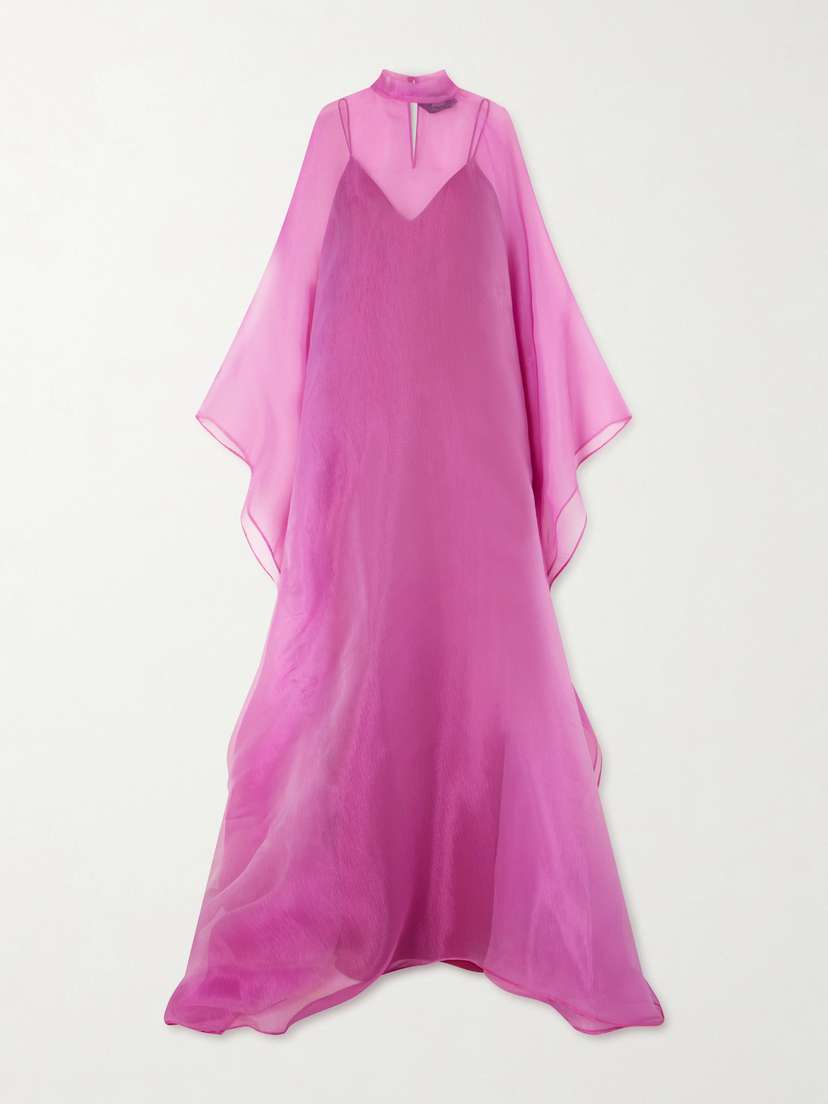 Taller Marmo Sphinx Organza Turtleneck Gown