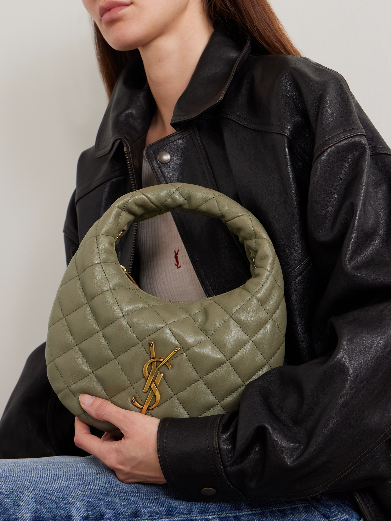 Icarino Matelassé Leather Tote