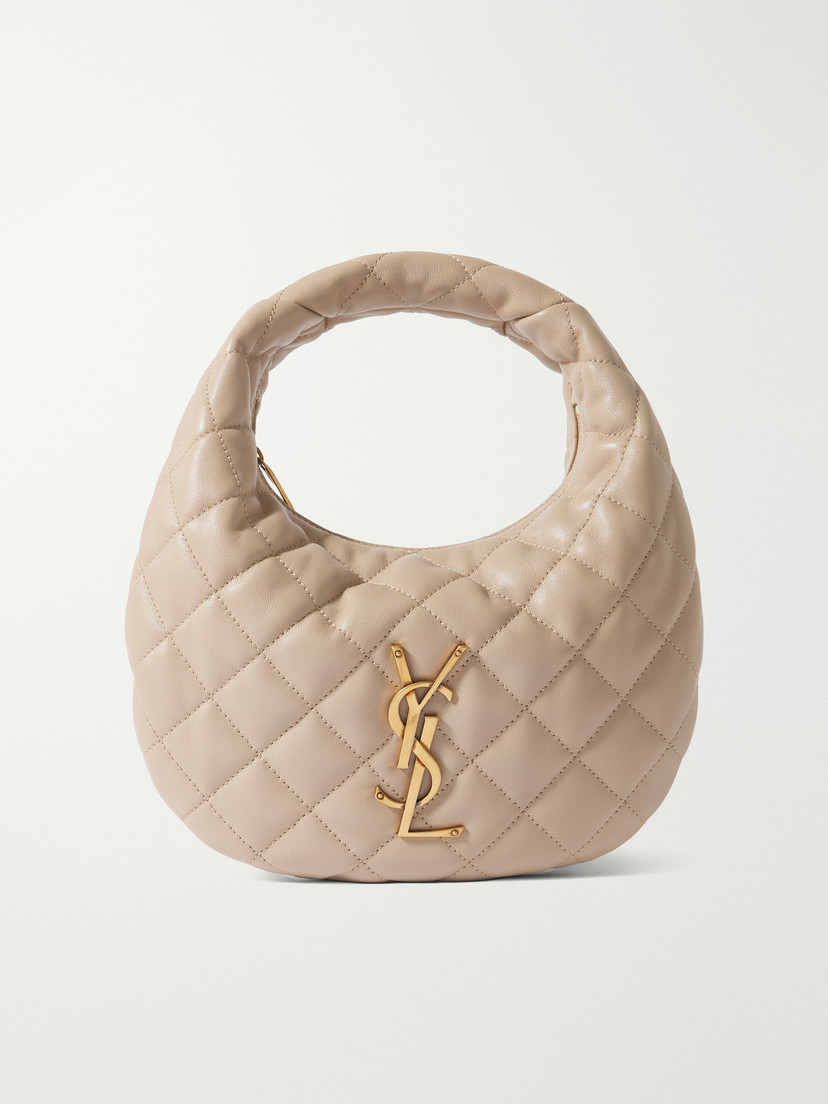 Icare Leather Bag Beige