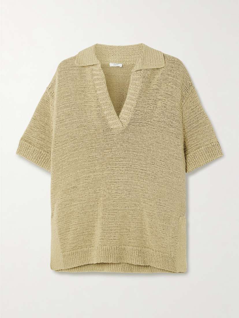 Joseph Rian Knitted Polo Shirt