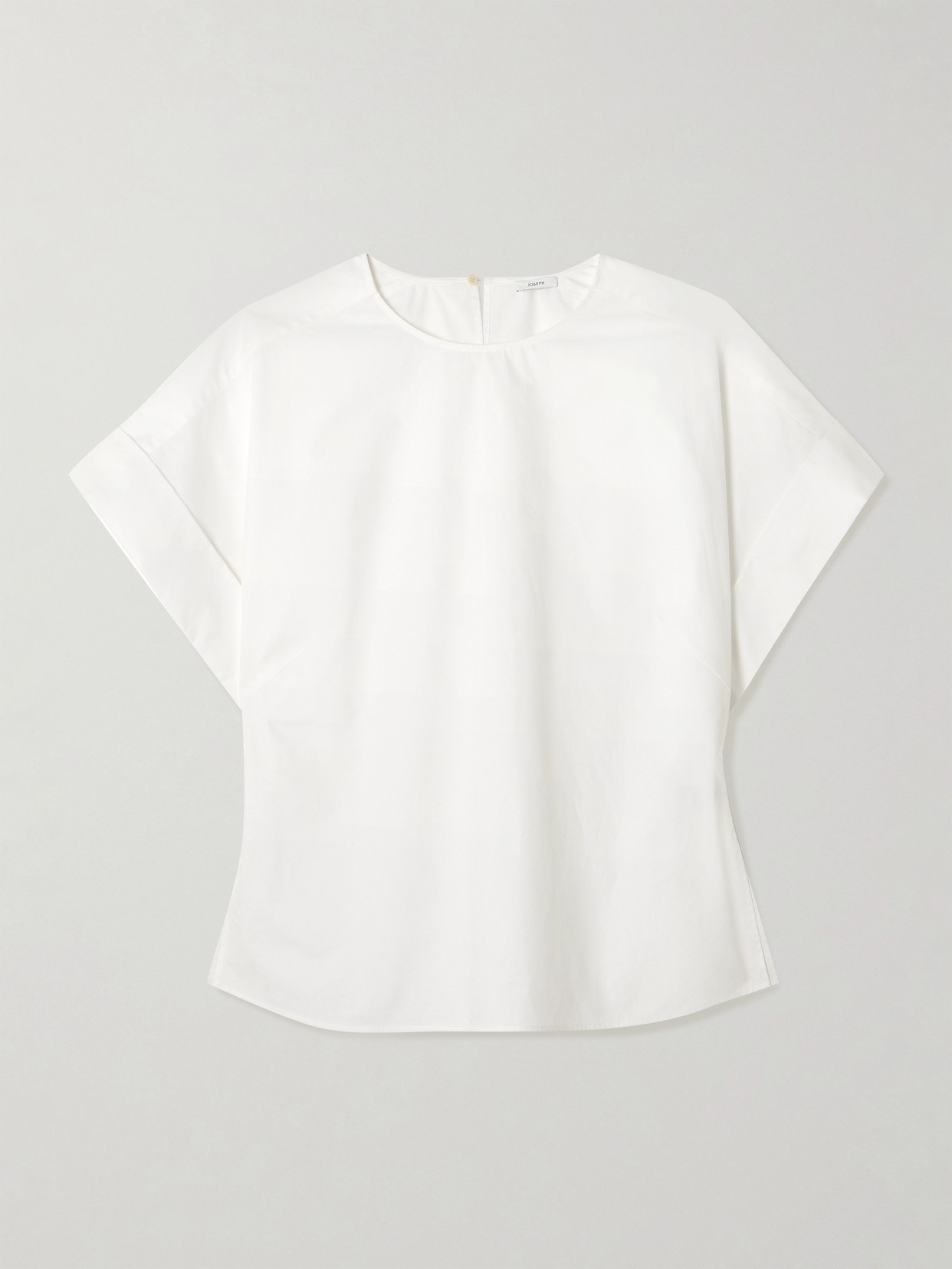 Joseph Fassia Cotton Poplin Blouse In White