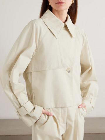 JOSEPH Suber cropped cotton-gabardine jacket