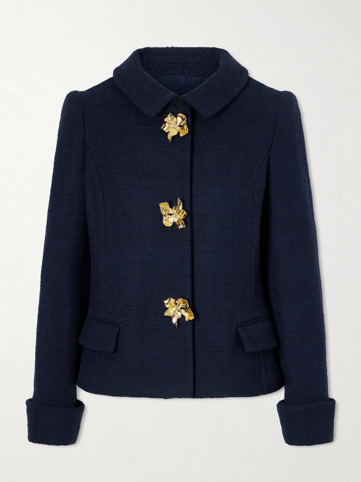 Cotton And Wool-Blend Tweed Jacket