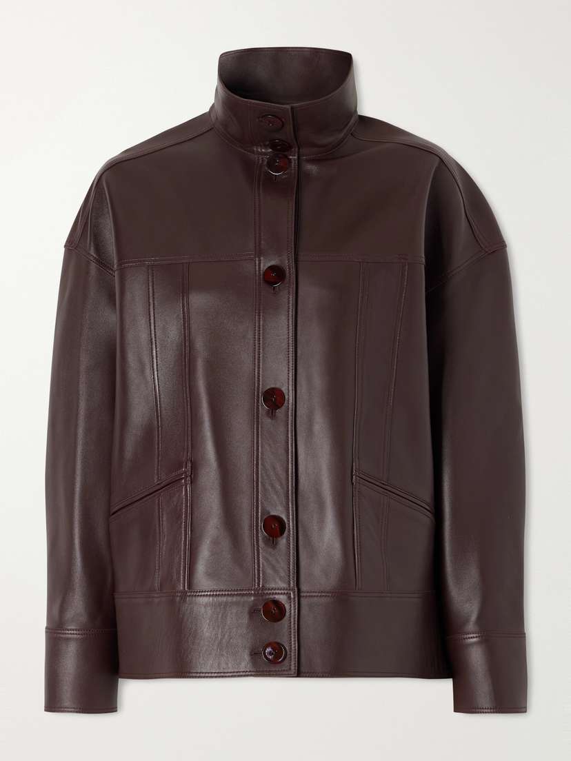 Galvan Paneled Leather Jacket