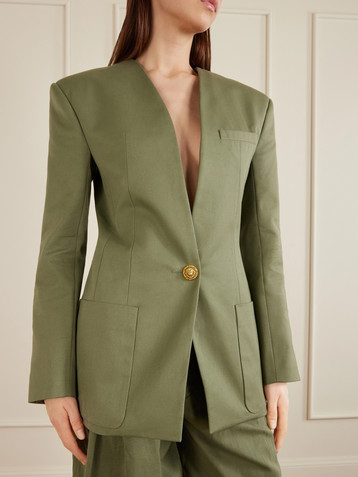 Balmain Cotton-twill blazer